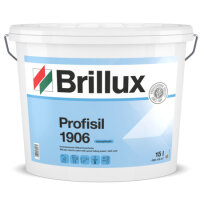Brillux Profisil 1906 weiß 10L, Hochdeckende Silikat-Innenfarbe, Allergiker geeignet,  hoch diffusionsfähig, konservierungsmittel,- lösemittelfrei, tönbar