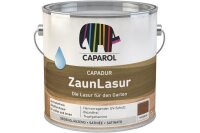 CAPAROL Capadur Zaunlasur 2,5L Nussbaum, Hervorragender UV-Schutz, Enthält natürliche Öle und Wachse, Biozidfrei, Feuchtigkeitsregulierend