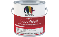 CAPAROL Capalac SuperWeiß 2,5L weiß, Hochglänzende Lackie­run­gen auf Holz, Metall und Hart-PVC, Hohe Schlag- und Stoßfestigkeit