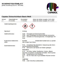CAPAROL Capalac Dickschichtlack 0,75L Weiß, Korrosionsschutz-Profi Korrosivitätskategorie C4, 3in1 Topf, Hohe Deckkraft, Glimmerfarbtöne