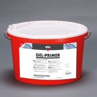 KEIM Gel-Primer weiß 5L, Silikatisch Polymergrundierung für innen, für intensive Farbtöne, Streiflicht, auf Gipskartonplatten