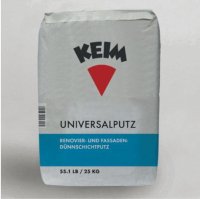 KEIM Universalputz 1,3 mm naturwei&szlig; 25KG, Renovier-...