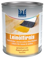 Buzzard Leinölfirnis CL000 Farblos 750 ml, Natürlicher, universeller Oberflächenschutz für Innen und Außen, beständig, imprägnierend