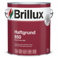 Brillux Haftgrund 850 grau 0,75L, Korrosionsschutz Grundanstrich / haftvermittelnd auf Eisen- und Stahl, hitzebeständig bis +180 °C, für außen und innen