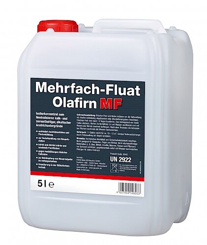 PUFAS OLAFIRN Mehrfach-Fluat MF 5L, Isolierkonzentrat zum Neutralisieren kalk- und zementhaltiger, alkalischer Anstrichuntergründe