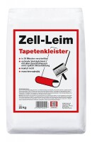 PUFAS KVS Zell - Leim 0,2KG, klumpt nicht, maschinengängig, Verkleben von leichten bis schweren Papiertapeten, Prägetapeten, Vinyltapeten u.ä