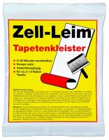 PUFAS KVS Zell - Leim 0,2KG, klumpt nicht, maschinengängig, Verkleben von leichten bis schweren Papiertapeten, Prägetapeten, Vinyltapeten u.ä