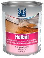 Buzzard Halböl (Lb) 750 ml, wasserabweisend, haftvermittelnd für nachfolgende ölige Anstriche, wasserdampfdurchlässig