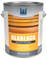 Buzzard Klarlack Hochglänzend 375ml farblos, kratzfest, hervorragender Verlauf, wetterbeständig, f. Holz und Metall, f. Innen u. Außen