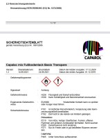 CAPAROL Capalac Fußbodenlack Transparent 0,6L, hochabriebfester Holzboden,-Holztreppenlack, Beständig gegen Pflegemittel u. gut deckend