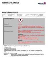MEGA 401 Megacryl plus wei&szlig;, Moderne Dispersions-Fassadenfarbe auf Silikonharz-/Reinacrylatbasis, schlagregendicht, Algen,- Mikroorganismen-Schutz