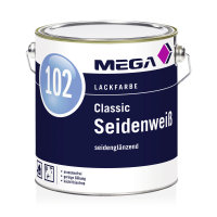 MEGA 102 Classic Seidenweiß 2,5L, Hochwertiger...
