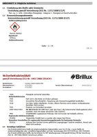 Brilllux Impredur Seidenmattlack 880 0,75 l  9900 schwarz, Holz- oder Metallflächen-Lackierung in Spitzenqualität, Innen und Außen, tönbar