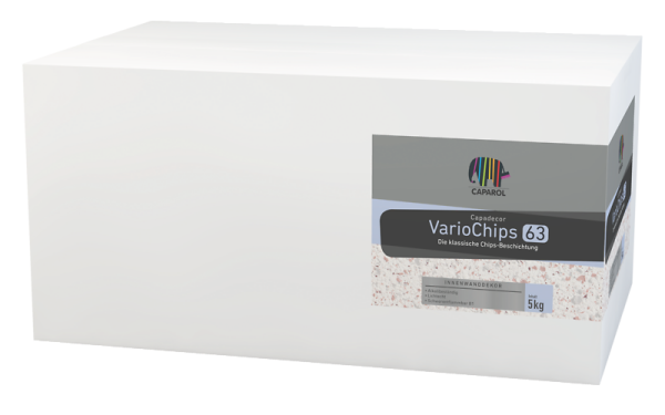 CAPAROL Capadecor VarioChips 5KG 54 Weiß (unabgetönt), Mehrfarbige spritzbare Chipsbeschichtung (Flockensystem) für innen, alkalibeständig