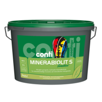 Conti MineraBiolit S 12,5L weiß, Dispersions-Silikat-Innenwandfarbe, hoch diffusionsfähig, lösemittel,- konservierungsmittelfrei, raumlufthygienisch unbedenklich