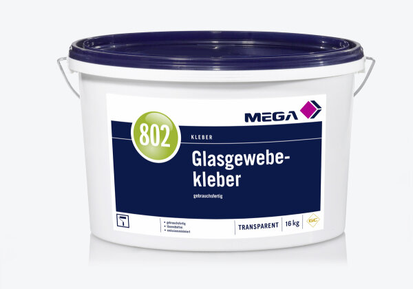 Mega 802 Glasgewebekleber 16kg Zum Verkleben von Glasgewebe an tragf&auml;higen Decken- und Wandfl&auml;chen sowie