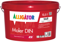 ALLIGATOR Maler Din 12,5L RAL 9010, Stumpfmatte...