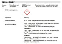 ALLIGATOR ALLItex M LEF weiß 12,5L, Hochdeckende Strapazierfähige Dispersionsfarbe, Streiflichtunempfindlich, Desinfektionsmittelbeständig