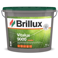Brillux Vitalux 9000 weiß, Hochdeckende Innen-Dispersionsfarbe, Allergiker geeignet, hoch diffusionsfähig, besonders weiße sehr gute Oberfläche