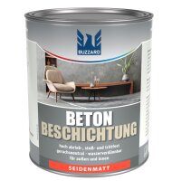 Buzzard Betonbeschichtung seidenmatt 2,5L rotbraun,...