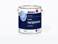MEGA 184 Protect Imprägnierlasur 2,5L, mit vorbeugendem Schutz gegen Bläue und Schimmelbefall, hoher UV-Schutz, perfekte Feuchtigkeitsregulierung