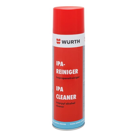 Würth IPA-Reiniger 500ml, Allzweckreiniger, Entfernt sowohl fettigen als auch wasserlöslichen Schmutz, Schonende und wirksame Reinigung