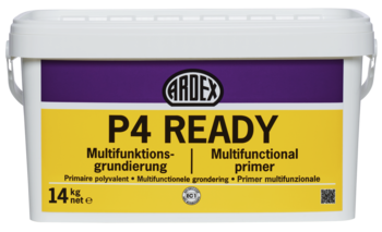 Ardex P 4 Ready, Multifunktionsgrundierung und Haftbrücke für saugende und nicht saugende verschiedenste Untergründe, Innen und Außen