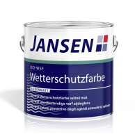 Jansen ISO Wetterschutzfarbe Weiß, Eintopf-System...