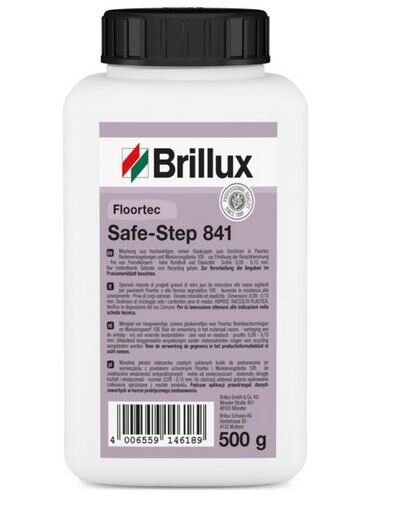 Brillux Floortec Safe-Step 841, 500g Mischung aus hochwertigen, reinen Glaskugeln zum Einrühren in Floortec Bodenversiegelungen und Markierungsfarbe