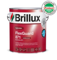 Brillux Lignodur FlexGuard 871 Protect 3L weiß, Für optimalen Schutz und dekorative Gestaltung von nicht maßhaltigen und begrenzt maßhaltigen Holzbauteilen