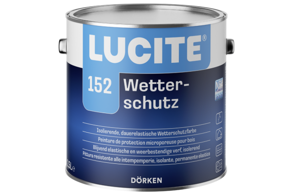 LUCITE® 152 Wetterschutz Anhrazit, Ein-Topf-System, Schmutzunempfindlich, Isolierende Eigenschaften, Blockfest, UV-Stabil & wetterbeständig 1,0L