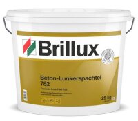 Brillux Beton-Lunkerspachtel 782 25kg, Verarbeitungsfertiger Dispersionsspachtel zum Füllen von Poren, Lunkern und Kiesnestern sowie zum Abglätten (Abporen) von Betonflächen.