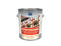 Buzzard Wetterschutzfarbe 2,5L weiß, Holzdeckfarbe...