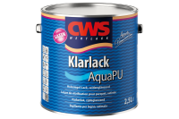 CWS WERTLACK Klarlack Aqua PU 2,5L verschiedene glanzgrade, Wasserbasiert, Farblos und vergilbungsfrei, Hervorragende, kratzunempfindliche Oberfläche