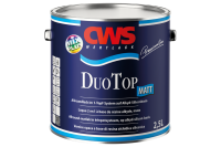 CWS WERTLACK DuoTop Matt 375ml weiß, Universallack, Ausgezeichnete UV- und Wetterbeständigkeit, Ein-Topf-System