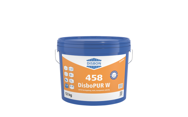 Disbon DisboPUR W 458 2K-PU-Versiegelung, matt, transparent, wässrig, Versiegelung  harter, zähharten PUR- und EP-Beschichtungen, Innenbereich
