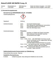 Disbon DisboFLOOR 320 RAPID Kombi 7kg transparent, 2K-Polyaspartic-Grundierung, schnell- und tieftemperaturhärtend, schnelle Begeh- und Befahrbarkeit, sehr gute UV- und Witterungsbeständigkeit