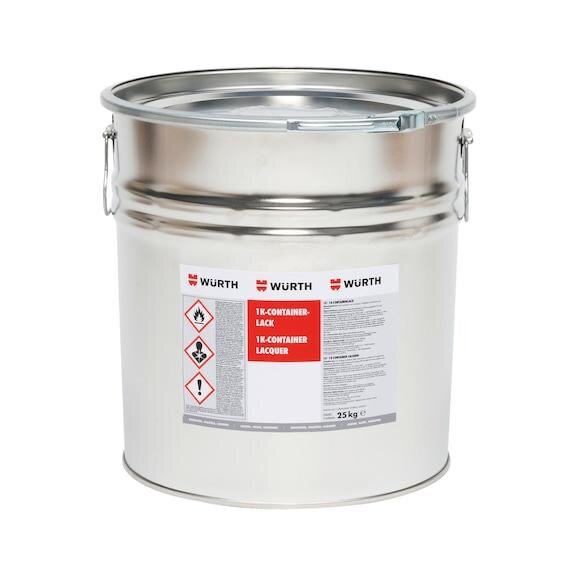 Würth 1K-Containerlack WUNSCHFARBTON Seidenmatt, Hohe UV- und Witterungsbeständigkeit, Sehr gute Korrosionsschutzeigenschaften, Hohe Elastizität