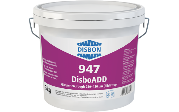 DisboADD 947 Glasperlen (Slidestop) Fine (75 - 150 µm) 1KG, Microvollglaskugeln als rutschhemmender Zusatz, verschiedene Größen