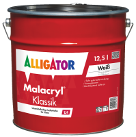 ALLIGATOR Malacryl Klassik weiß 12,5L,...