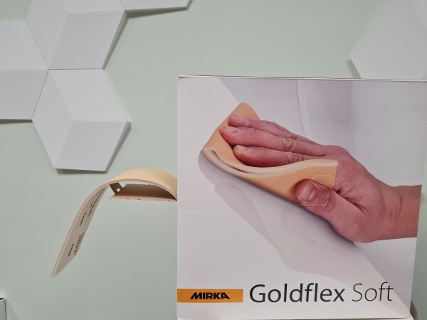 Goldflex Soft Schleifstreifen perforiert P400 115,00 mm 125,00 mm