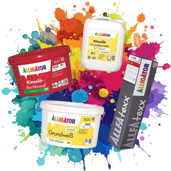 Kieselit Bio Mineral & Grundierung & Anstrichvlies Set