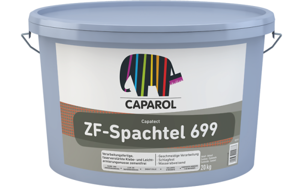 CAPAROL Capatect ZF Spachtel 699, Verarbeitungsfertige, faserverst&auml;rkte Leichtspachtelmasse