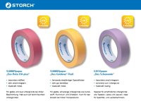 STORCH 20x SUNNYpaper Spezialpapierband Das Rote UV-plus 50mm x 50m, Premium, Faserverstärkt, bis zu 6 Monaten UV-beständig