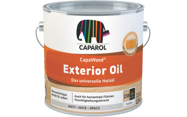 Caparol CapaWood Exterior Oil (ehem. Capadur Holz Öl) 2,5L farblos