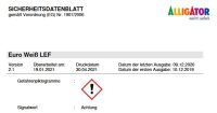 ALLIGATOR Euro Weiß LKF 12,5L, Dispersions-Innenfarbe mit maximaler Deckkraft1, Lösemittel- und Weichmacherfrei, Optimal zu verarbeiten