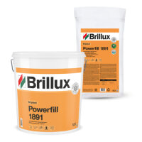Brillux Briplast Powerfill 1891 weiß 15L, verarbeitungsfertig, wasserdampfdiffusionsfähig, lösemittel- und weichmacherfrei, Verarbeitung mit Airless- und Schnecken-Förder-Geräten
