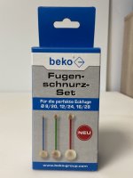 beko Fugenschnurz-Kugel-Set (3St. pro Pck.) 8/20; 12/24 und 16/28, perfekte Eckfuge