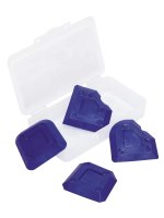 beko Fugenspachtel-Set für Dichtstoffe; Inhalt 4Stück Spachtel-Gummis, perfekte Silicon,- Acrylfuge