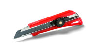 Schuller SAMURAI SECURE 18mm, Hochwertiges Cutter-Messer mit sicherer Klingenarretierung und Feststellschraube